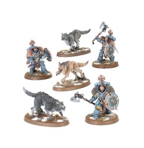 WARHAMMER 40K: SPACE WOLVES - WOLF GUARD HEADTAKERS - WARHAMMER 40K - HRY A KNIHY