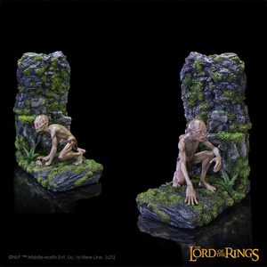 LORD OF THE RINGS, GOLLUM A SMEAGOL, ZARÁŽKY NA KNIHY - FIGURKY - HOME DECOR