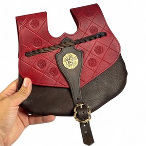 ROŽMBERK, HISTORICKÁ STŘEDOVĚKÁ BRAŠNA - BRAŠNY Z KŮŽE - SEDLÁŘSTVÍ