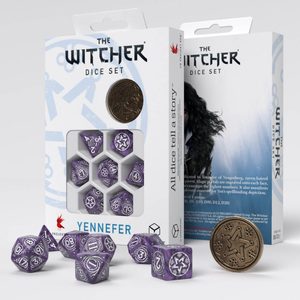 HRACÍ KOSTKY SADA YENNEFER - LILAC AND GOOSEBERRIES, THE WITCHER - HRACÍ KOSTKY A KALÍŠKY - HRY A KNIHY