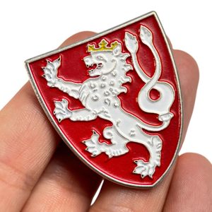 ČESKÝ LEV, HISTORICKÝ ZNAK - ODZNAK, PIN, SMALT - BROŽE - ŠPERKY