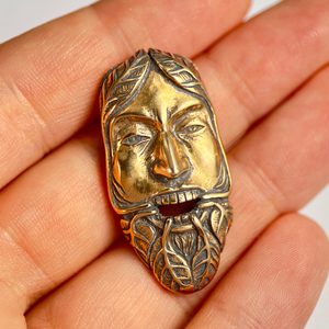 ZELENÝ MUŽ, PÁN LESA A CYKLU ŽIVOTA, PŘÍVĚŠEK, BRONZ - PŘÍVĚSKY - ŠPERKY