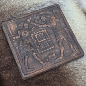 RVAČKA HRÁČŮ VRHCÁBŮ, 15.STOL., KACHLE - STŘEDOVĚK, SLOVANÉ, VIKINGOVÉ - HOME DECOR