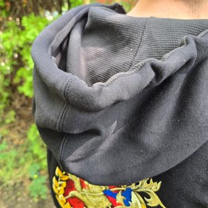 PATRIOT BOHEMIA, MIKINA S KAPUCÍ, ZIPPER - VÝŠIVKA ČESKÝ LEV - MIKINY - MÓDA