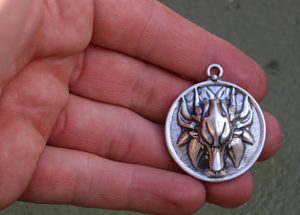 SLOVANSKÝ VLK AMULET, STŘÍBRO 925, 23G - PŘÍVĚSKY{% if kategorie.adresa_nazvy[0] != zbozi.kategorie.nazev %} - STŘÍBRNÉ ŠPERKY, ZLATÉ{% endif %}