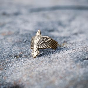 CORVUS, VRÁNA, PRSTEN, BRONZ - PRSTENY - ŠPERKY