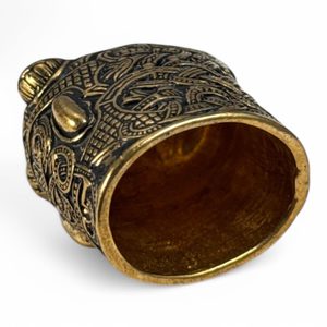 KONCOVKA VIKINGSKÉHO NOŽE OSEBERG, BRONZ - MATERIÁL NA STŘENKY NOŽŮ - ZBRANĚ