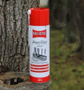 PROTEC - OLEJ PRO STROJE - BALLISTOL, 400ML, SPREJ - PŘÍSLUŠENSTVÍ PRO MEČE, POCHVY{% if kategorie.adresa_nazvy[0] != zbozi.kategorie.nazev %} - MEČE, NOŽE, DÝKY, SEKERY, LUKY{% endif %}