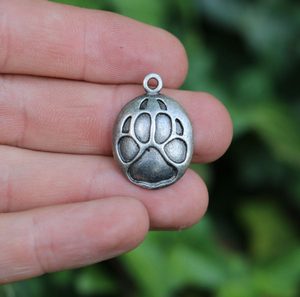 VLČÍ STOPA, ŠPERK, PŘÍVĚŠEK, ZINEK - ZVÍŘECÍ AMULETY - ŠPERKY