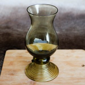 RUM SKLENIČKA, ZELENÉ LESNÍ SKLO - HISTORICKÉ SKLO - STOLOVÁNÍ