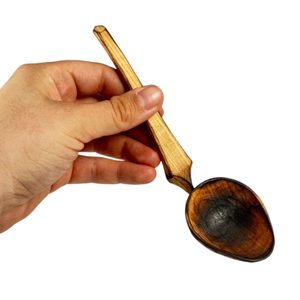 BETULA, VYŘEZÁVANÁ LŽIČKA, OPÁLENÁ - LŽIČKY - STOLOVÁNÍ