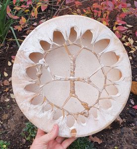 STROM ŽIVOTA ŠAMANSKÝ, RÁMOVÝ BUBEN - Ø 30 CM - BUBNY - TÁBOŘENÍ A ŘEMESLA