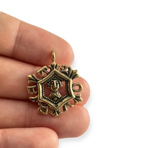 STŘEDOVĚKÝ AMULET LÁSKY - BRONZOVÝ PŘÍVĚSEK - PŘÍVĚSKY - ŠPERKY