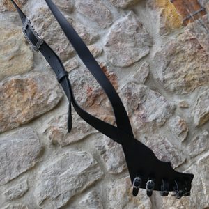 ZÁVĚSNÍK NA RAPÍR - BANDALÍR ČERNÝ - PŘÍSLUŠENSTVÍ K MEČŮM - ZBRANĚ