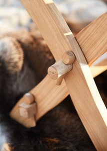 STŘEDOVĚKÁ SKLÁDACÍ ŽIDLE - PŘÍSLUŠENSTVÍ PRO STANY - TÁBOŘENÍ A ŘEMESLA