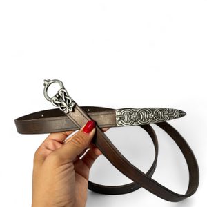 OPASEK VIKINGSKÝ - FROJEL, ŠVÉDSKO - OPASKY Z KŮŽE - SEDLÁŘSTVÍ