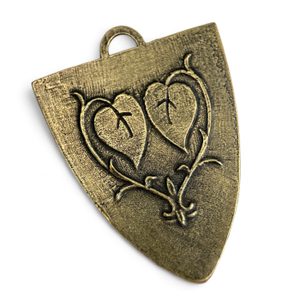 PÁNI Z TALMBERKA, STŘEDOVĚKÝ ŠTÍT, PŘÍVĚSEK, STAROMOSAZ - STŘEDOVĚKÉ AMULETY - ŠPERKY