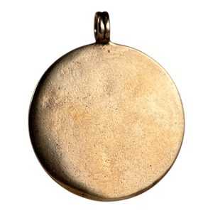 AEGISHJALMUR, ISLANDSKÁ MAGICKÁ RUNA, MEDAILON, BRONZ - PŘÍVĚSKY - ŠPERKY