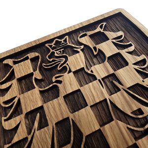 MORAVSKÁ ORLICE, ERB VE ŠTÍTU 20CM - DŘEVĚNÉ OBRAZY - HOME DECOR