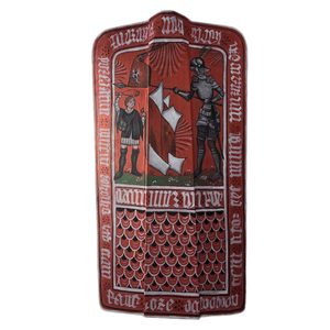 STŘEDOVĚKÁ PAVÉZA, DAVID A GOLIÁŠ, ČECHY - ŠTÍTY STŘEDOVĚKÉ - ZBROJE