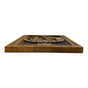 KELTSKÝ VLK, DŘEVĚNÝ NÁSTĚNNÝ OBRAZ 21X30CM - DŘEVĚNÉ OBRAZY - HOME DECOR