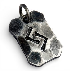 JERA, KOVANÁ RUNA, AMULET - KOVANÉ ŠPERKY - ŠPERKY