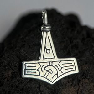 THOROVO KLADIVO Z GOTLANDU, STŘÍBRNÝ PŘÍVĚSEK, AG 925 - PŘÍVĚSKY - STŘÍBRNÉ ŠPERKY