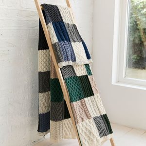 IRSKÁ DEKA, KILLALA ARAN INTARSIA - VLNĚNÉ DEKY - MÓDA