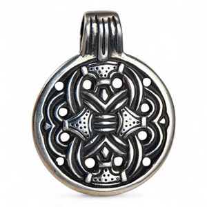 BORRE - STŘÍBRNÝ PŘÍVĚSEK, VIKINSKÝ STYL, AG 925 - PŘÍVĚSKY - STŘÍBRNÉ ŠPERKY