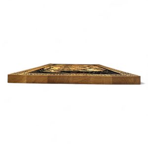 GERI A FREKI - NÁSTĚNNÁ DEKORACE, DŘEVO 32X46CM - DŘEVĚNÉ OBRAZY - HOME DECOR