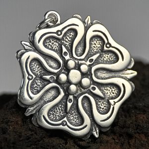 RŮŽE, ROŽMBERKOVÉ, STŘÍBRNÝ PŘÍVĚSEK, AG 925,12G - PŘÍVĚSKY - STŘÍBRNÉ ŠPERKY
