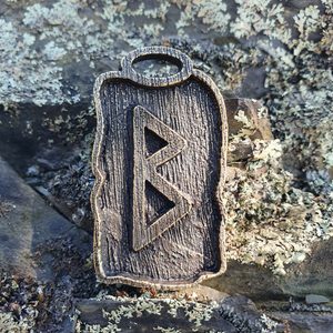 BERKANO - RUNOVÝ AMULET ZINEK STAROMOSAZ - RUNY{% if kategorie.adresa_nazvy[0] != zbozi.kategorie.nazev %} - ŠPERKY - BRONZ, ZINEK, BIŽUTERIE{% endif %}