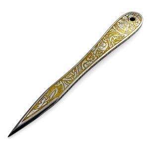 ARROW LEPTANÝ VRHACÍ NŮŽ VEGVÍSIR, GOLD EDITION - 1 KUS - VRHACÍ NOŽE - ZBRANĚ