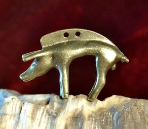 KELTSKÝ KANEC, JOEUVRES, GALIE, AMULET, STAROMOSAZ - KELTSKÉ AMULETY - ŠPERKY