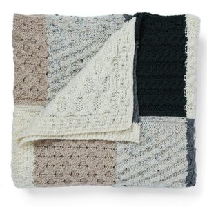 IRSKÁ DEKA, KILLALA ARAN INTARSIA - VLNĚNÉ DEKY - MÓDA