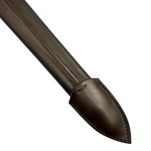 POCHVA NA JEDNORUČNÍ MEČ, KŮŽE, FLEUR DE LIS - PŘÍSLUŠENSTVÍ K MEČŮM - ZBRANĚ