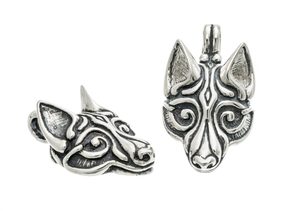 VLK FENRIR, STŘÍBRNÝ PŘÍVĚSEK, VIKINSKÝ VÝTVARNÝ STYL, AG 925, 16 G - PŘÍVĚSKY - STŘÍBRNÉ ŠPERKY