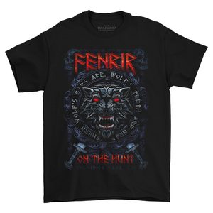 FENRIR ON THE HUNT - ČERVENÉ, PÁNSKÉ TRIČKO - TRIČKA PÁNSKÁ - MÓDA