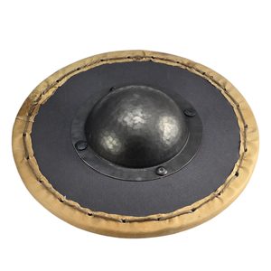 PĚSTNÍ ŠTÍT - PUKLÉŘ, 35 CM - ŠTÍTY STŘEDOVĚKÉ - ZBROJE