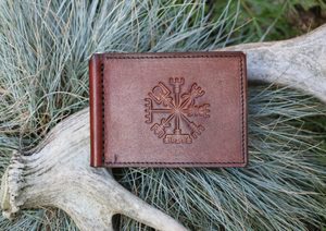 VEGVISIR, KOŽENÁ PENĚŽENKA - DOLAROVKA - KOŽENÉ PENĚŽENKY - SEDLÁŘSTVÍ