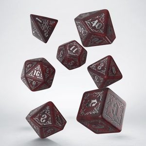 BLOODSUCKER DICE SET: SCARLET, SADA UPÍRSKÝCH RPG HRACÍCH KOSTEK - HRACÍ KOSTKY A KALÍŠKY - HRY A KNIHY