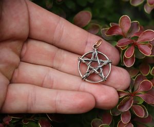 PENTAGRAM PŘÍVĚŠEK, BRONZ - PŘÍVĚSKY - ŠPERKY