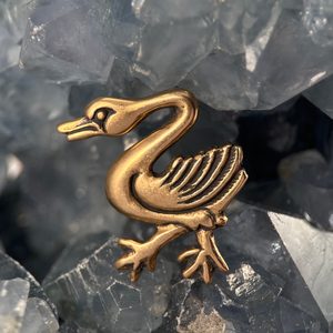 HUSA, STŘEDOVĚKÁ OZDOBA, BRONZ - PŘÍVĚSKY - ŠPERKY