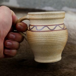 POHÁR HRADEC KRÁLOVÉ XIV. STOLETÍ 14. STOLETÍ 300 ML - HISTORICKÁ KERAMIKA - STOLOVÁNÍ