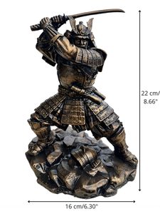 SOŠKA SAMURAJ 24CM - FIGURKY - HOME DECOR