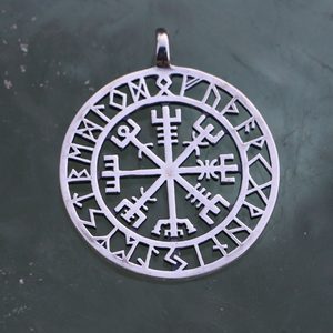 VEGVISIR - KOMPAS, ISLANDSKÁ RUNA, PŘÍVĚŠEK, STŘÍBRO 925, VELKÝ, 10G - PŘÍVĚSKY{% if kategorie.adresa_nazvy[0] != zbozi.kategorie.nazev %} - STŘÍBRNÉ ŠPERKY, ZLATÉ{% endif %}