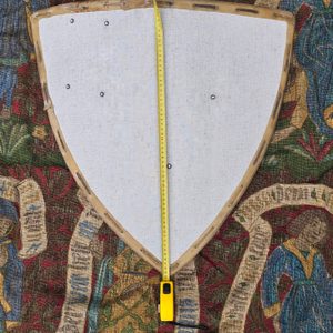 STŘEDOVĚKÝ ŠTÍT ERBOVÝ, XV. STOLETÍ LIVING HISTORY - ŠTÍTY STŘEDOVĚKÉ - ZBROJE