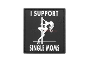 I SUPPORT SINGLE MUMS RUBBER PATCH NÁŠIVKA - NÁŠIVKY - MÓDA
