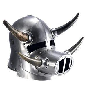 GLADIATOR - FANTASY PŘILBA S ROHY - OSTATNÍ A FANTASY PŘILBY - ZBROJE