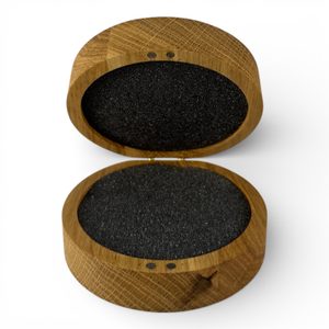 VLTAVÍN, DUBOVÁ KRABIČKA NA KAMENY, MOLDAVITY A NÁRAMKY - KRABIČKY NA ŠPERKY - STŘÍBRNÉ ŠPERKY